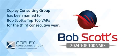 Copley Consulting Named to the 2024 Bob Scott’s Top 100.